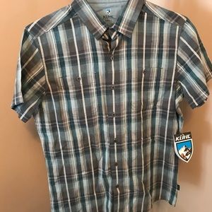 NWT Kuhl button up short sleeve shirt size small
